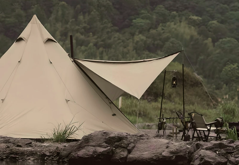 pyramid shaped tent